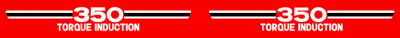 1975 RD350B Side Cover Decals