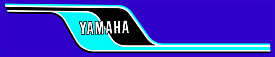 1977 RD400D Tank Decal  Blue LH