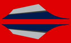 83 GPz1100 LH/RH Tail Side Stripes Red Bike