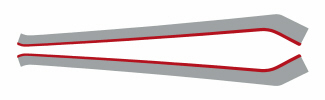 84 RZ350 Side Cover Stripes