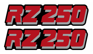 84 RZ250 logo Decals