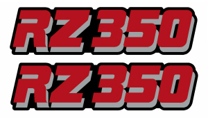 84 RZ350 logo Decals