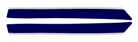 84 RD250 Top Faring Stripes LH/RH