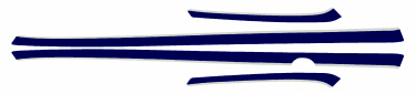 84 RD250 Tail Stripe set Only