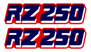84 RZ250 logo Decals