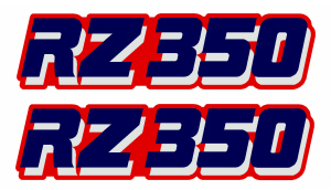 84 RZ350LC2 logo Decals