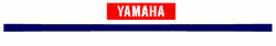 85 RZ500 Top Faring Stripe Decal Kit