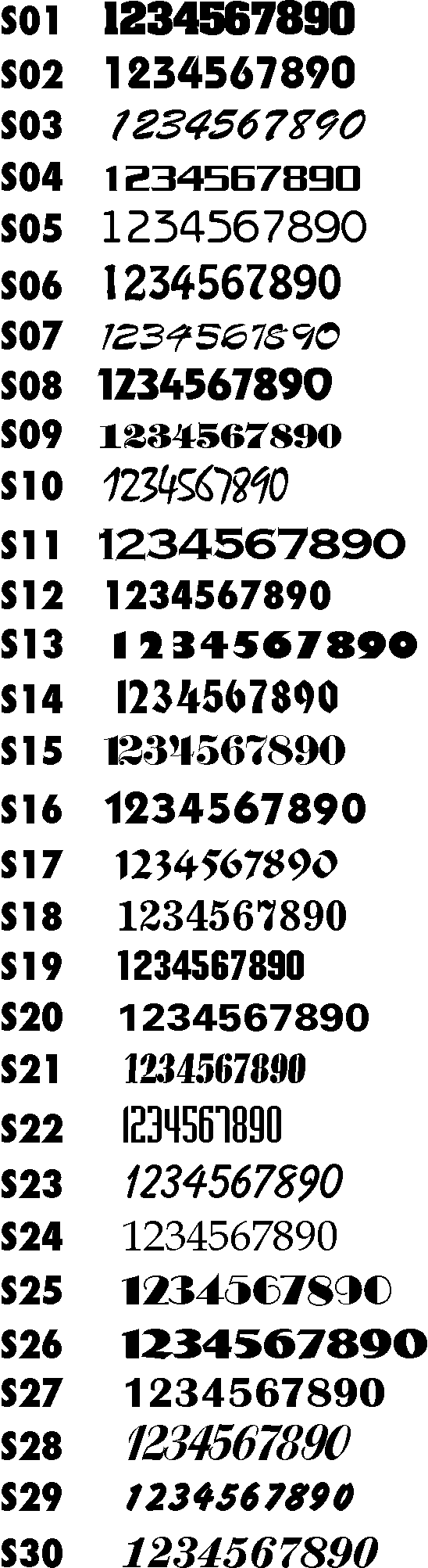 font #1 pic