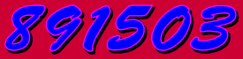 Three colour -Outline Shadow- blossom, intense blue with  black shadow on dark red base paint.