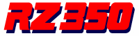 Red Blue RZ350 Emblem Chin Fairing